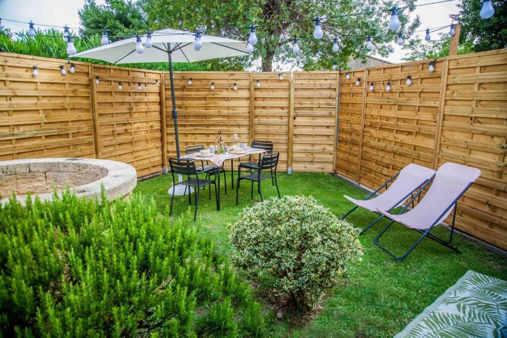 פו-סור-מר Charmant Studio/T2 Au Calme Avec Jardin Et Parking מראה חיצוני תמונה